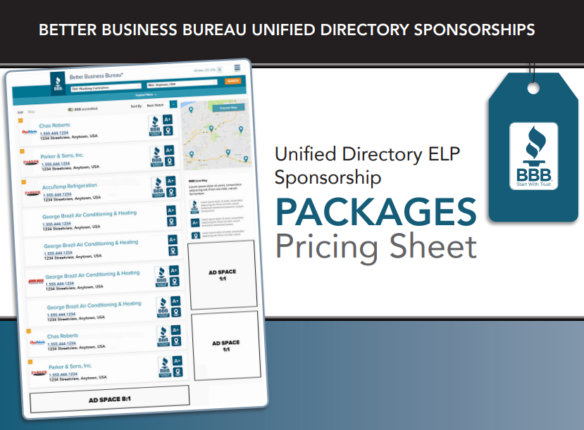 BBB Unified Directory ELP Sponsorship